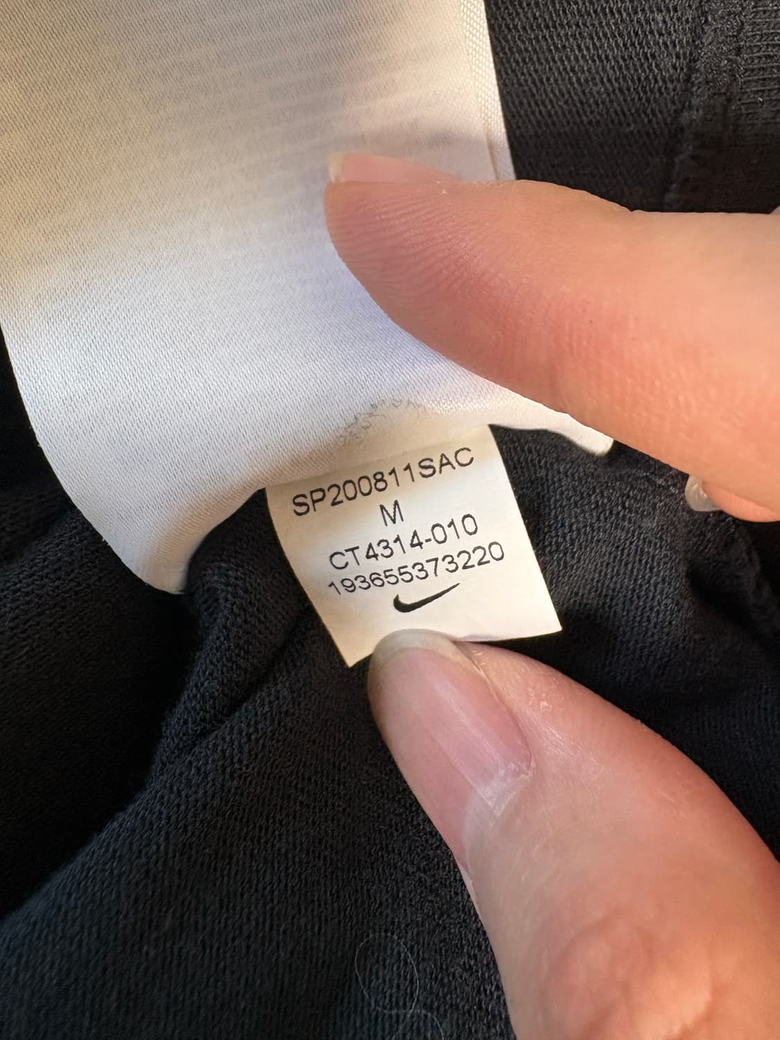 [M] 나이키 X 스투시 롱슬리브 블랙 상품이미지6