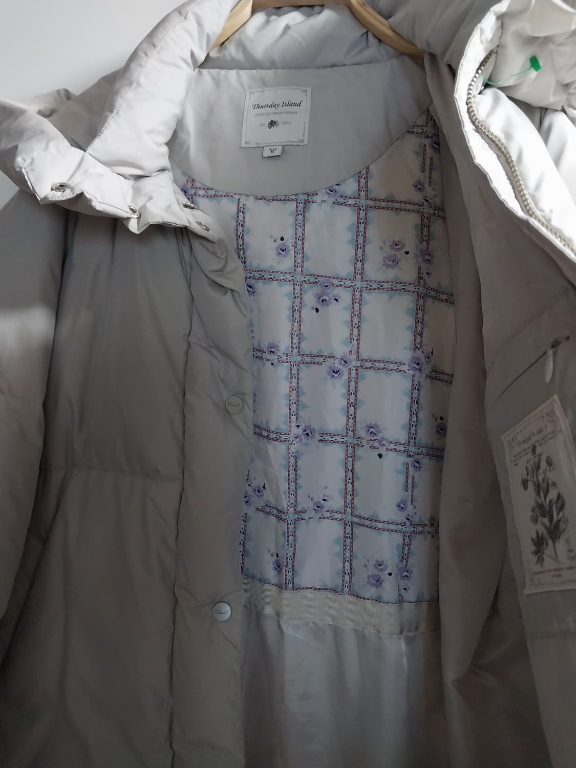 써스데이 아일랜드 롱패딩 상품이미지6