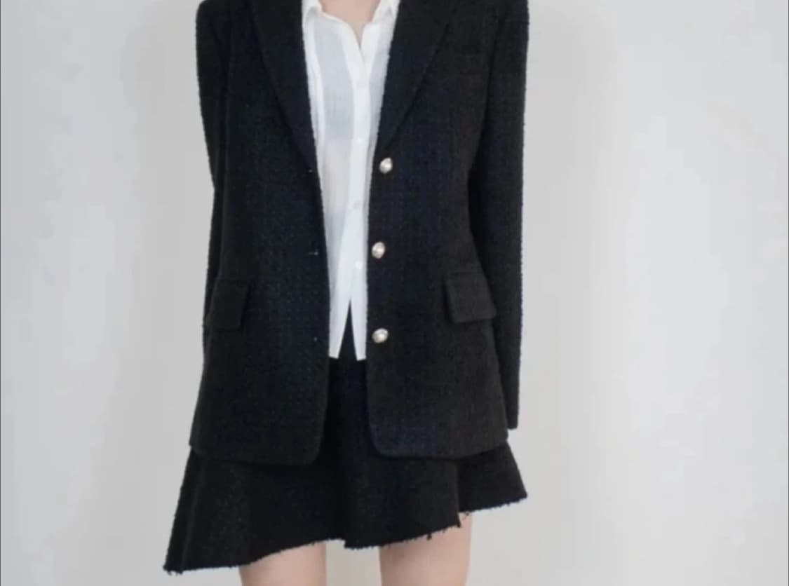 쓰리타임즈 트위드 셋업 상품이미지4