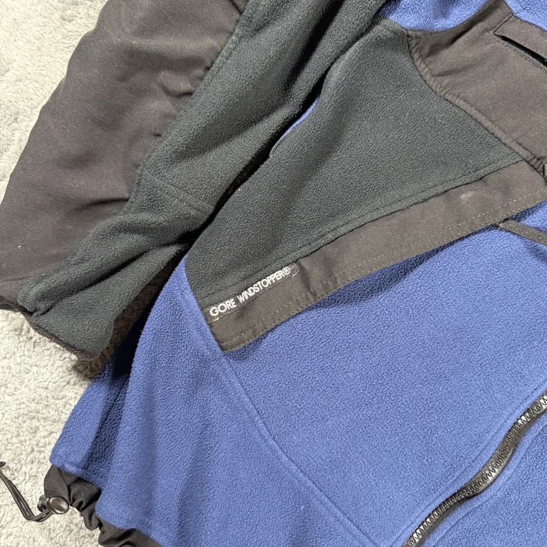 90s~00s 마운틴하드웨어 고어 윈드스토퍼 플리스 자켓 블루 상품이미지3