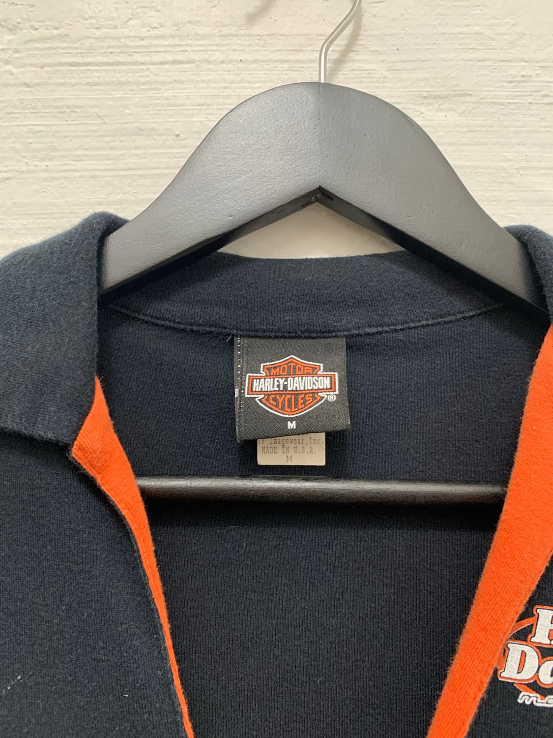 [Harley Davidson] 할리데이비슨 레이싱 배색 카라 반팔 상품이미지5