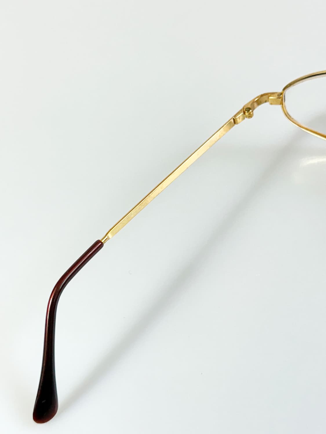 90s VORTEX 골드 메탈 오벌 프레임 빈티지 안경 상품이미지7