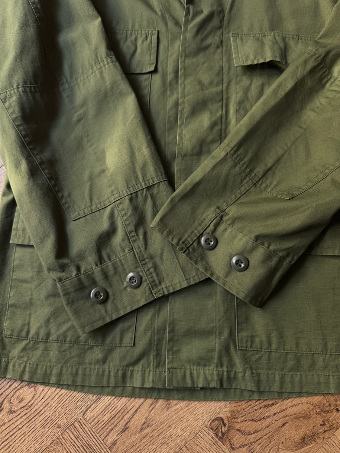 [M]80's 오리지널 U.S ARMY 인디언 스탠실 BDU 필드 자켓 상품이미지4