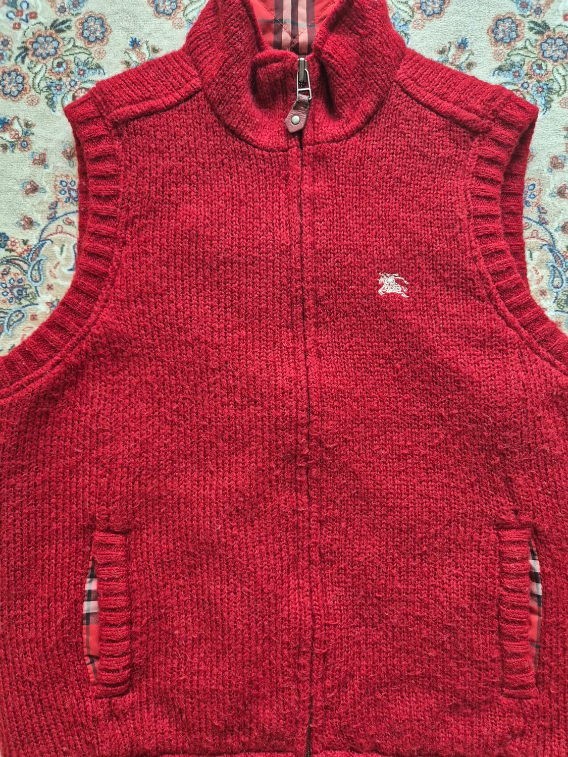 버버리 블루라벨 니트 패딩 베스트 상품이미지2