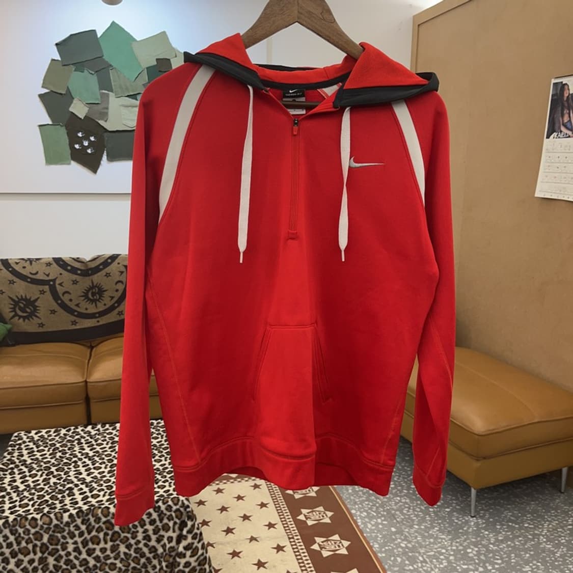 나이키 더마핏 스포티 러닝 반집업 후드티 L C09513 상품이미지3