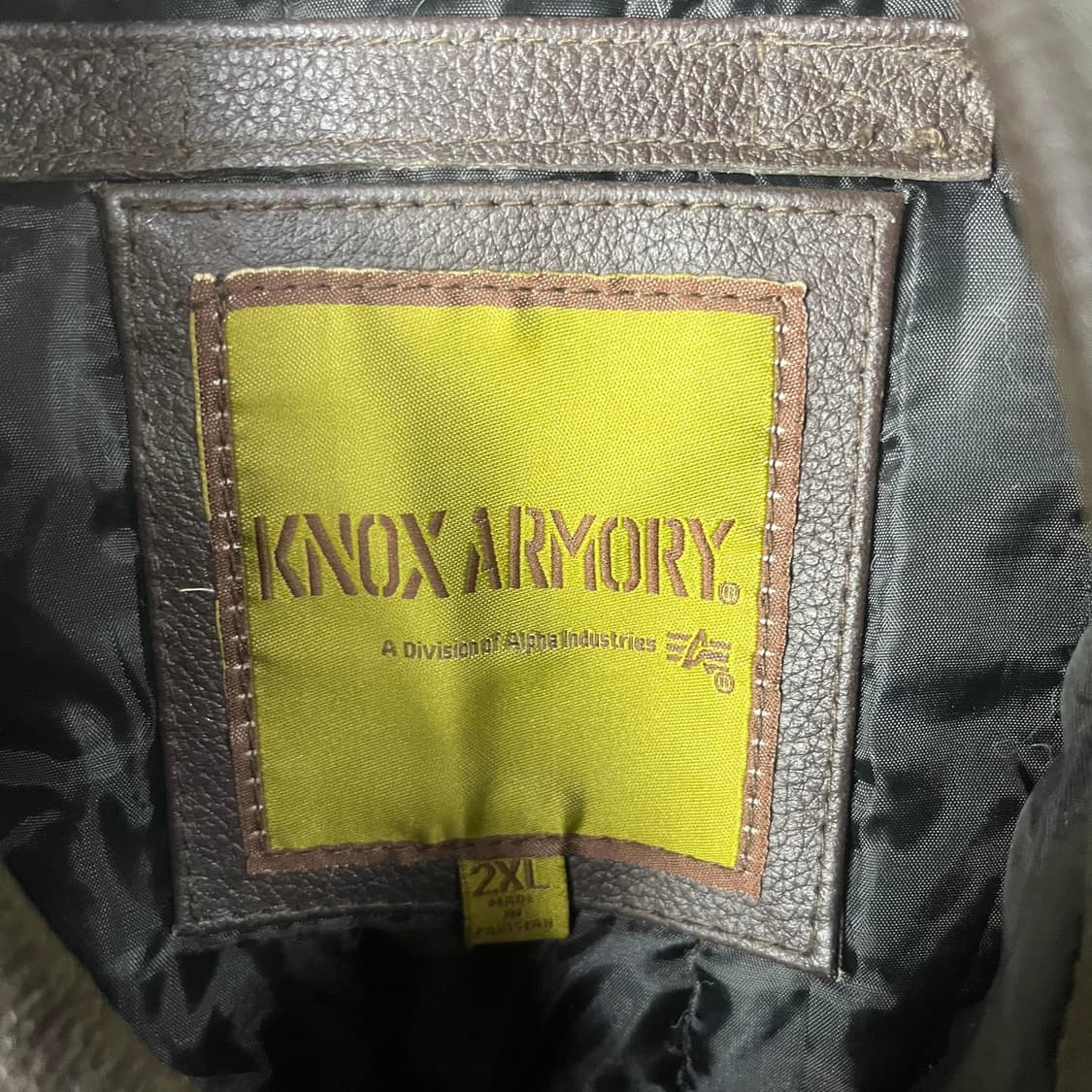 [Knox Armory] 알파인더스트리 A-2 레더자켓 상품이미지5