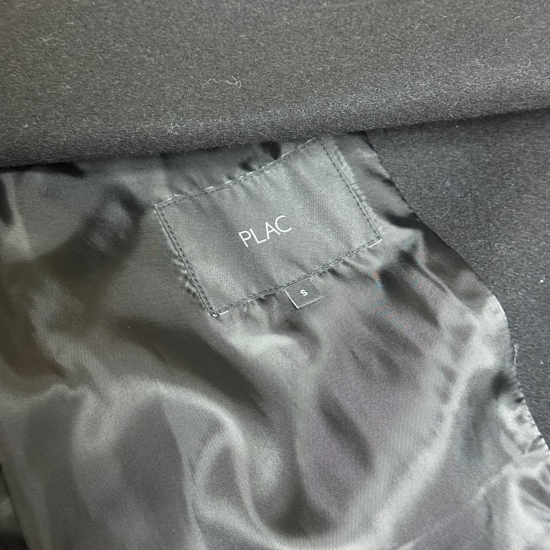 PLAC 블랙 더블 코트 S사이즈 상품이미지3