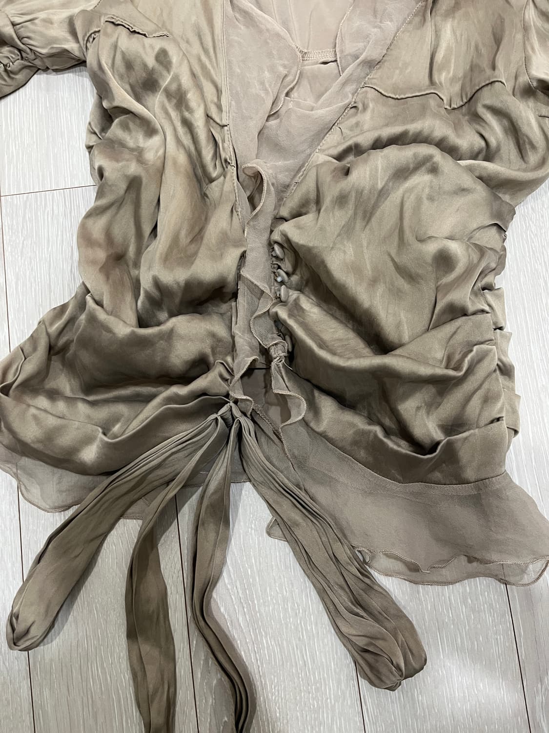 블루마린 블라우스 베이지 상품이미지5