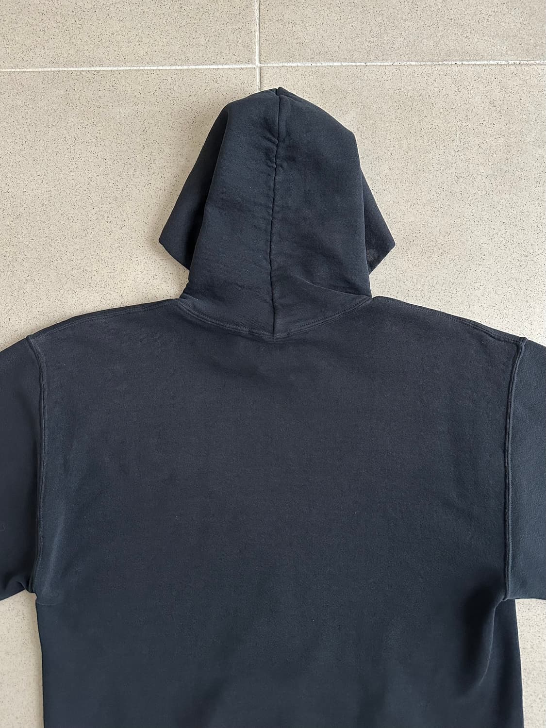 00s 빈티지 러셀 후드 블랙 L 디스트레스드 상품이미지5