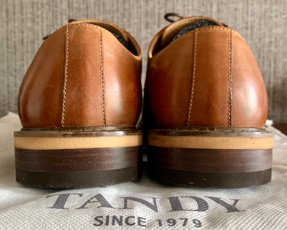 탠디 TANDY 남성 옥스포드 브라운 캐주얼 레이스업 슈즈 구두 로퍼 상품이미지7
