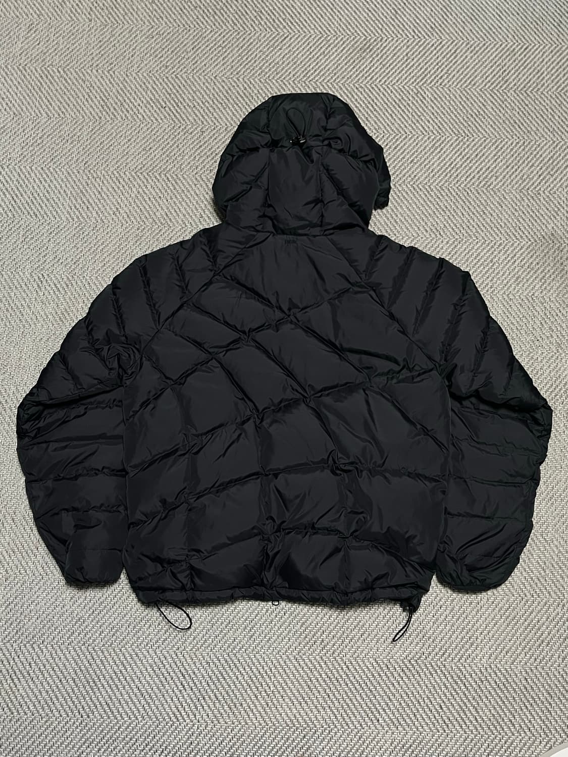 24fw 해칭룸 웹 구스 다운 퍼퍼 블랙 상품이미지3