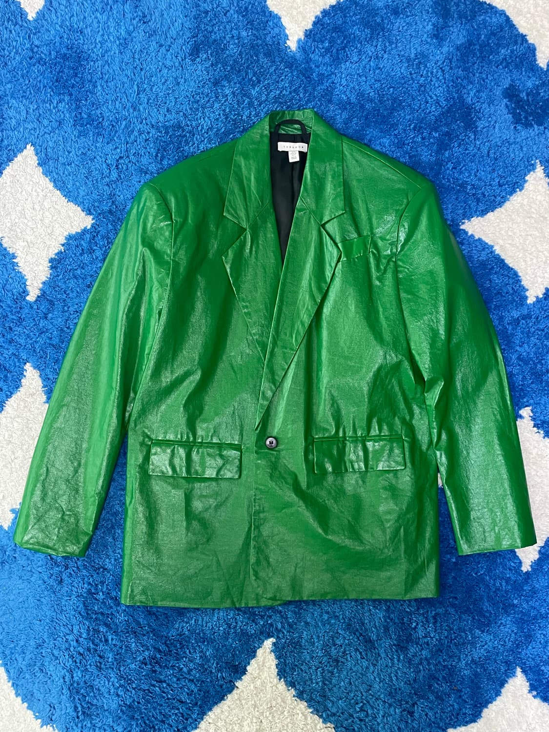 탑샵(Topshop) 비비드 그린 블레이저 자켓 상품이미지1
