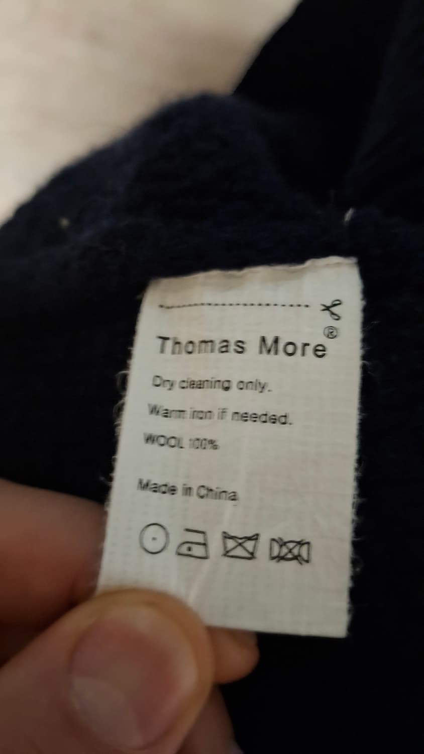 토마스모어 네이비 니트 95사이즈 상품이미지3