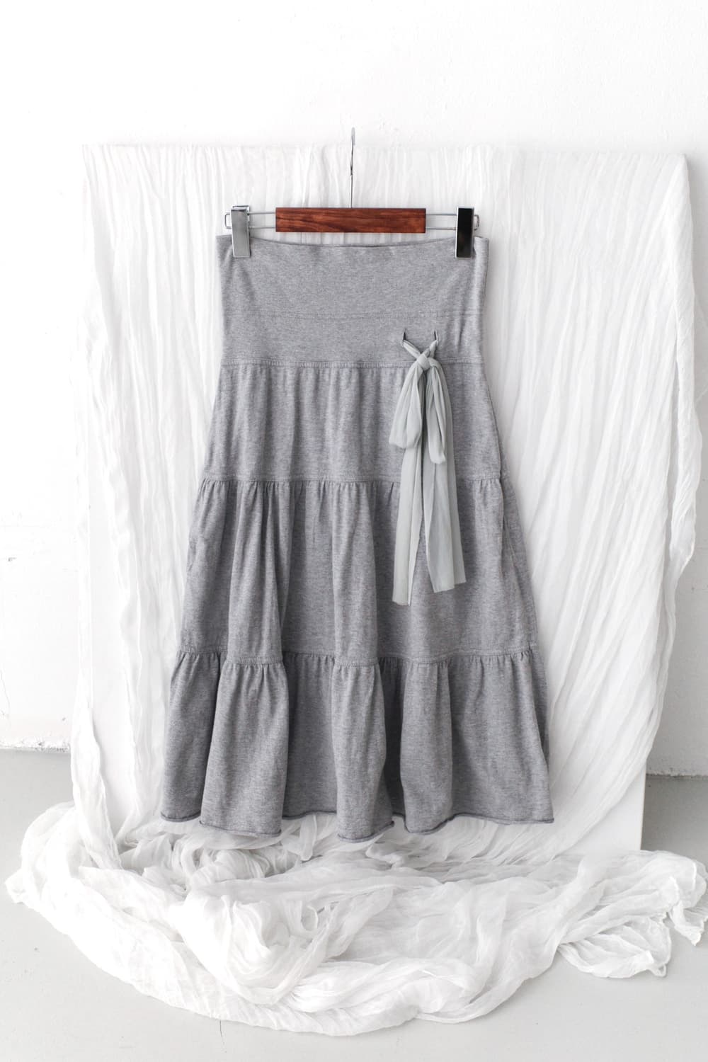 shirring ribbon skirt  상품이미지2