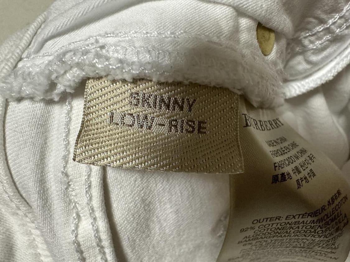 버버리 스판 청바지 여성용 27인치 상품이미지7