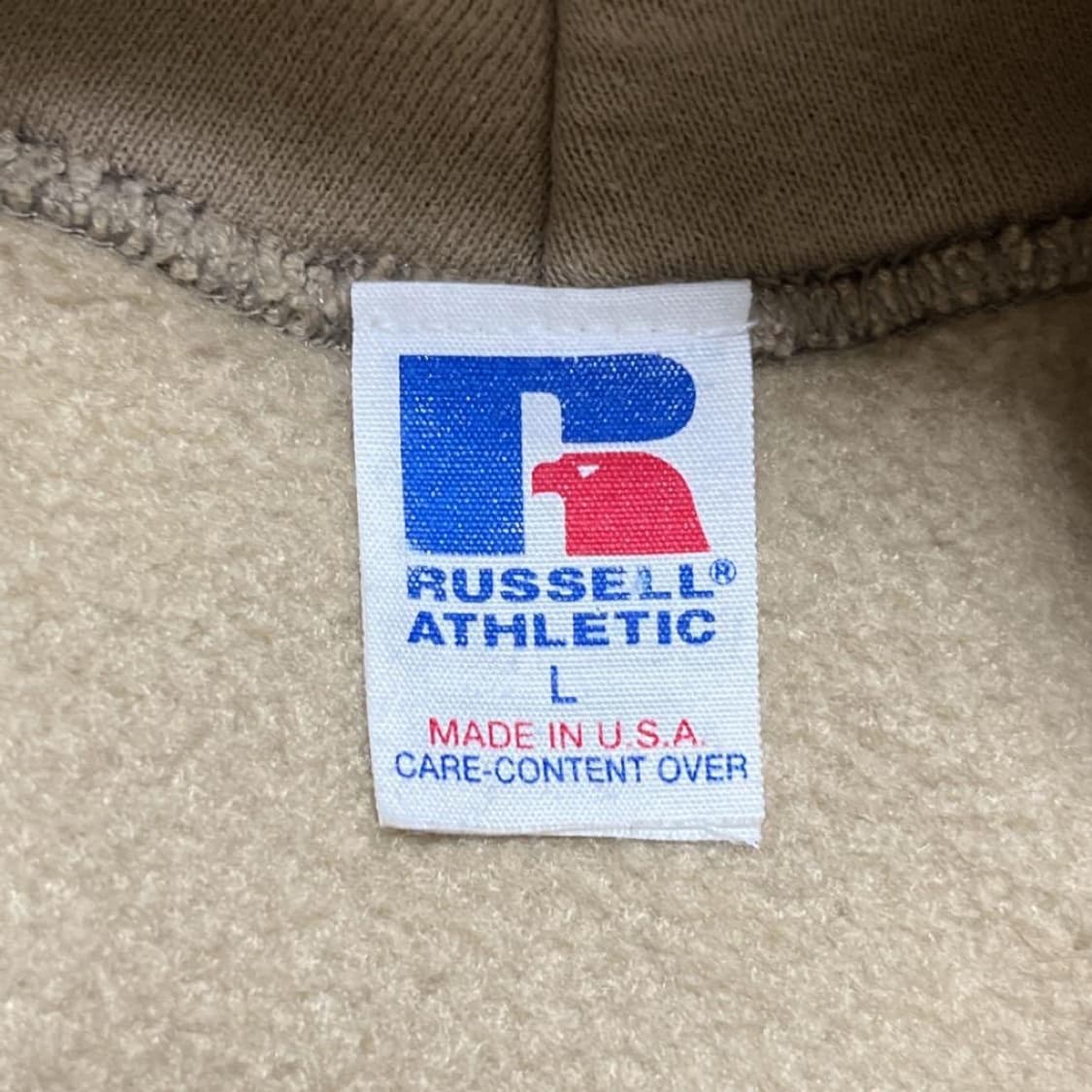 80s 러셀 후드 베이지 L 라지사이즈 상품이미지4