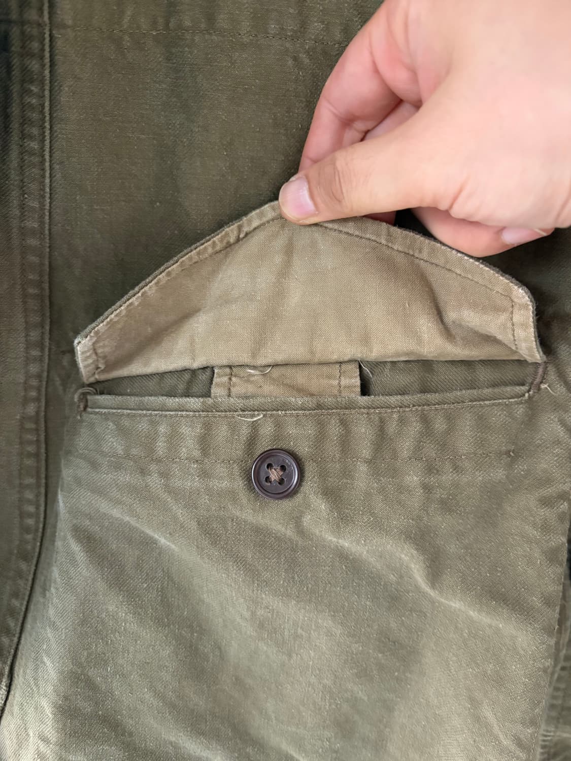 40's French  Army M-47 Field Jacket. 상품이미지4