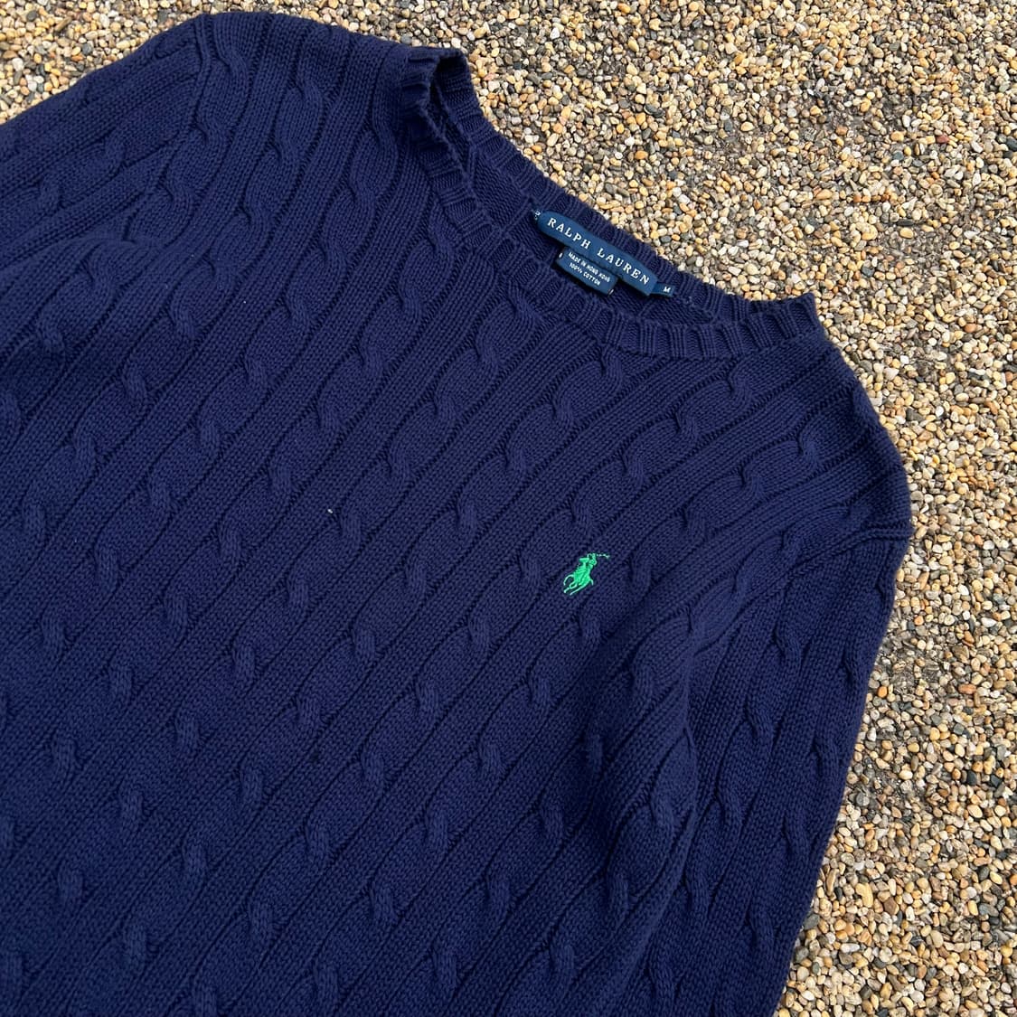 폴로(POLO RalphLauren)네이비 케이블 니트 상품이미지2