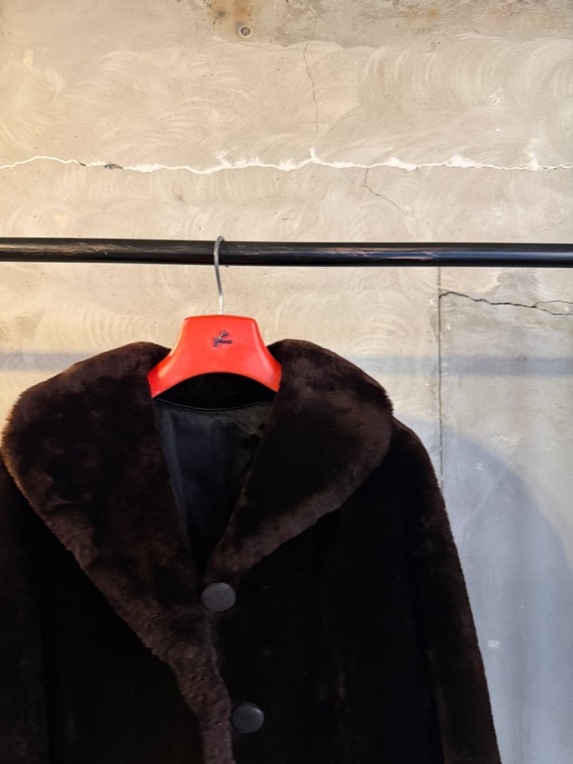 프렌치 시어링 램스울 자켓 66~77 상품이미지8