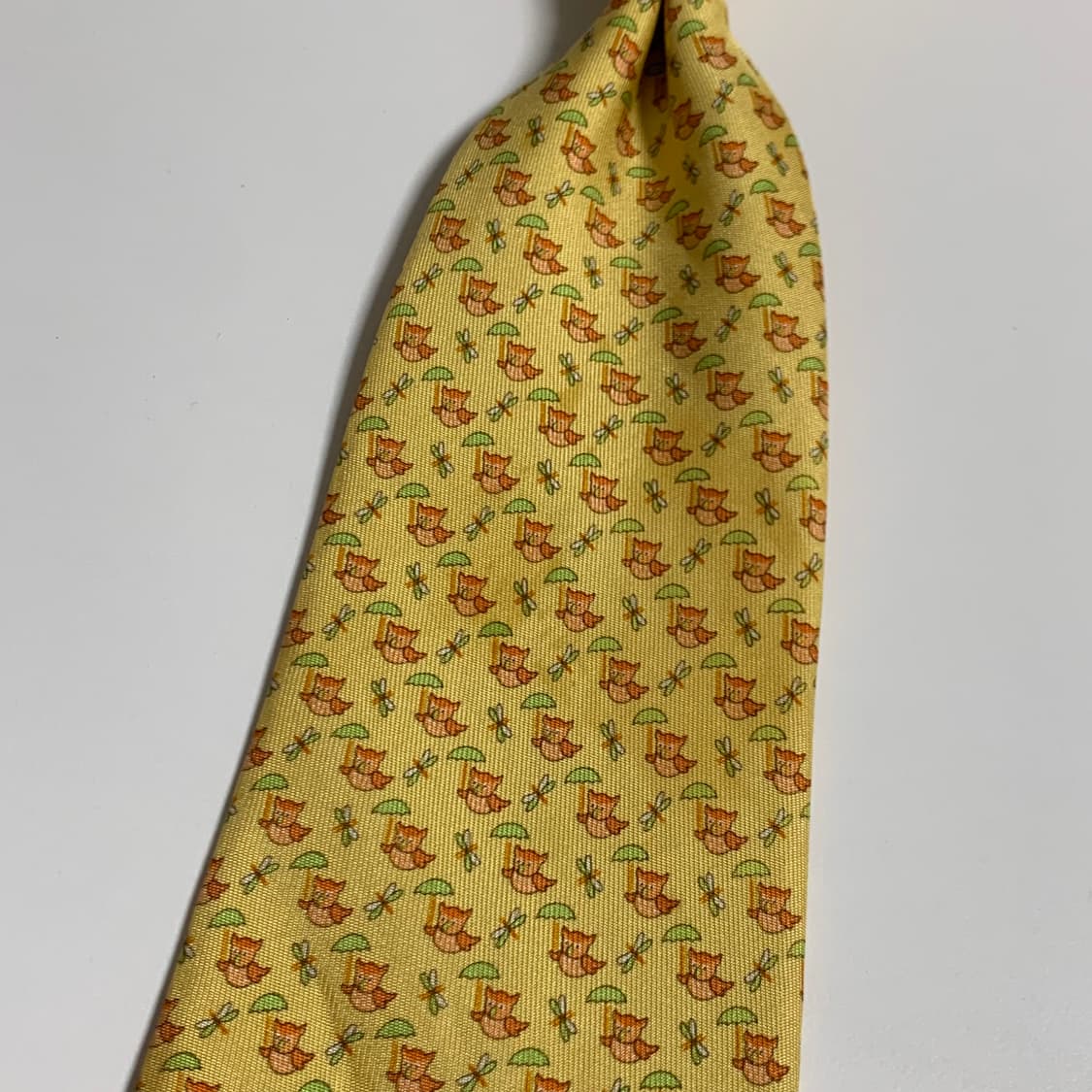 살바토레 페레가모 명품 빈티지넥타이 A등급 8.8cm 상품이미지9