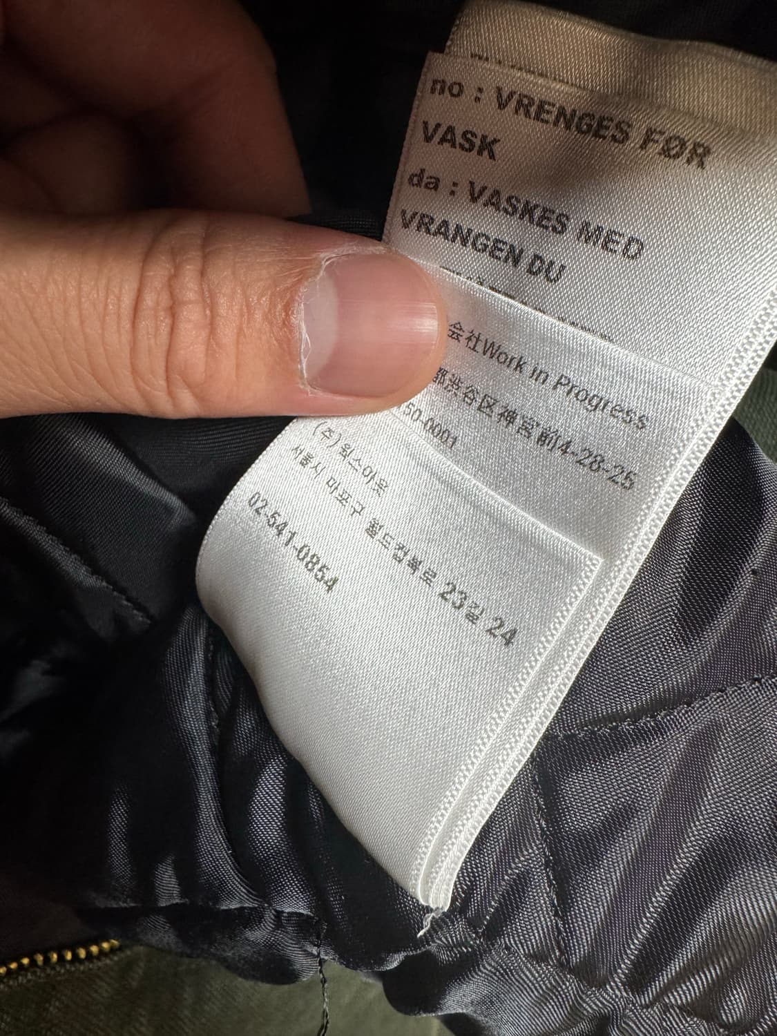 칼하트 Og 디트로이트 올리브 스톤 캔버스 XL 상품이미지4