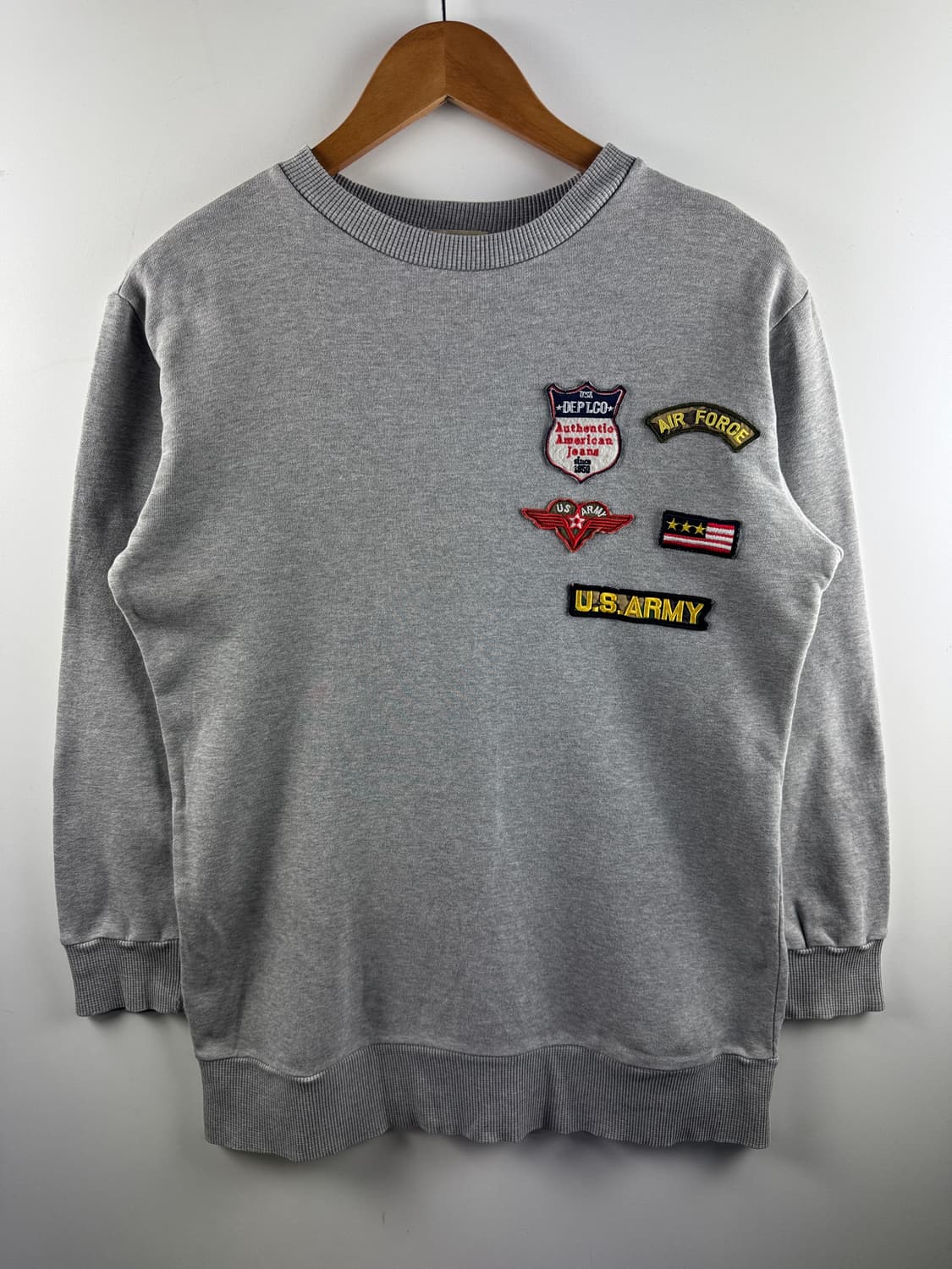 JPN 아메리칸 밀리터리 패치 스웻셔츠2869 상품이미지1