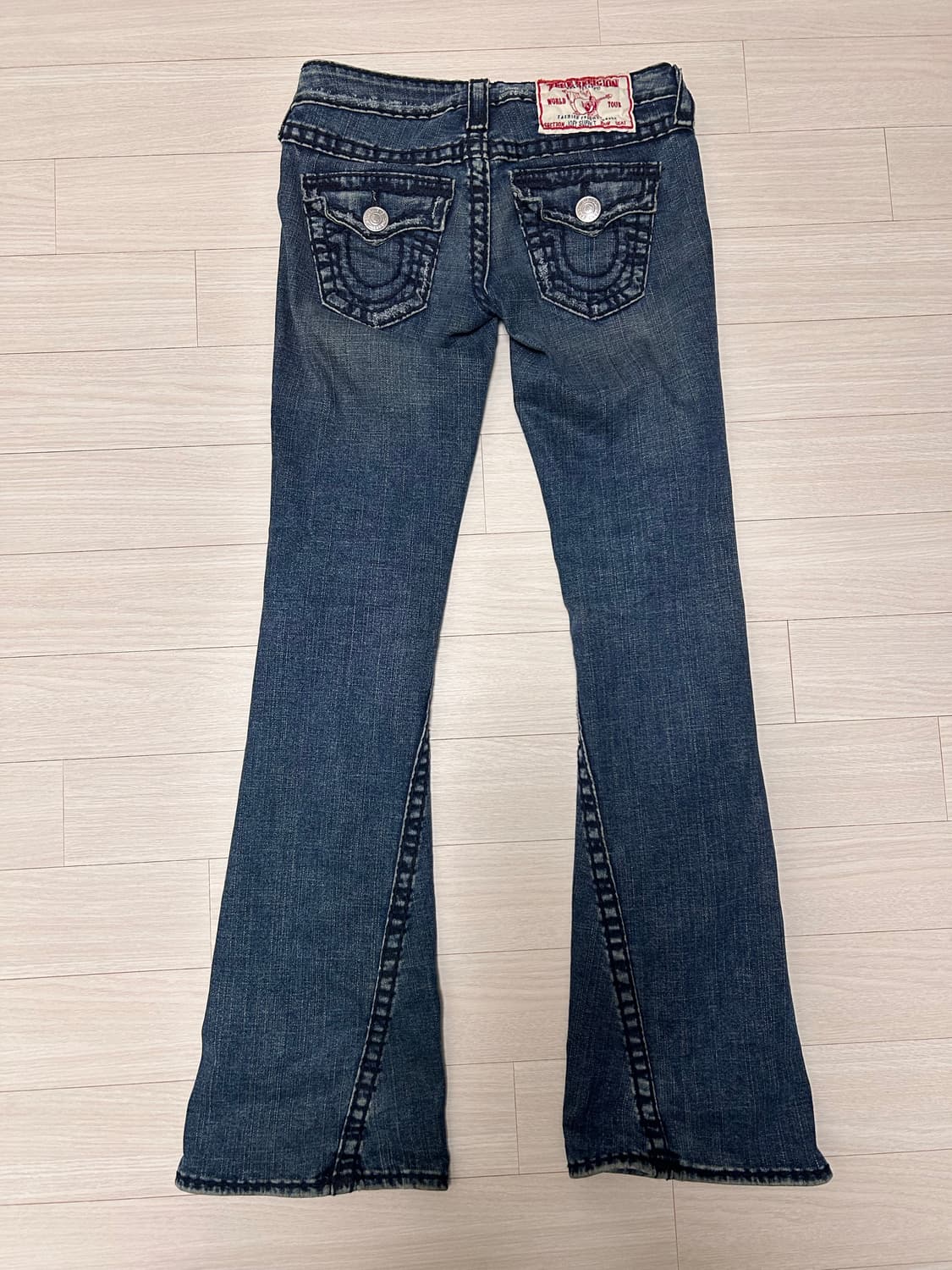 트루릴리전 로우라이즈 부츠컷 데님 팬츠 25 상품이미지2