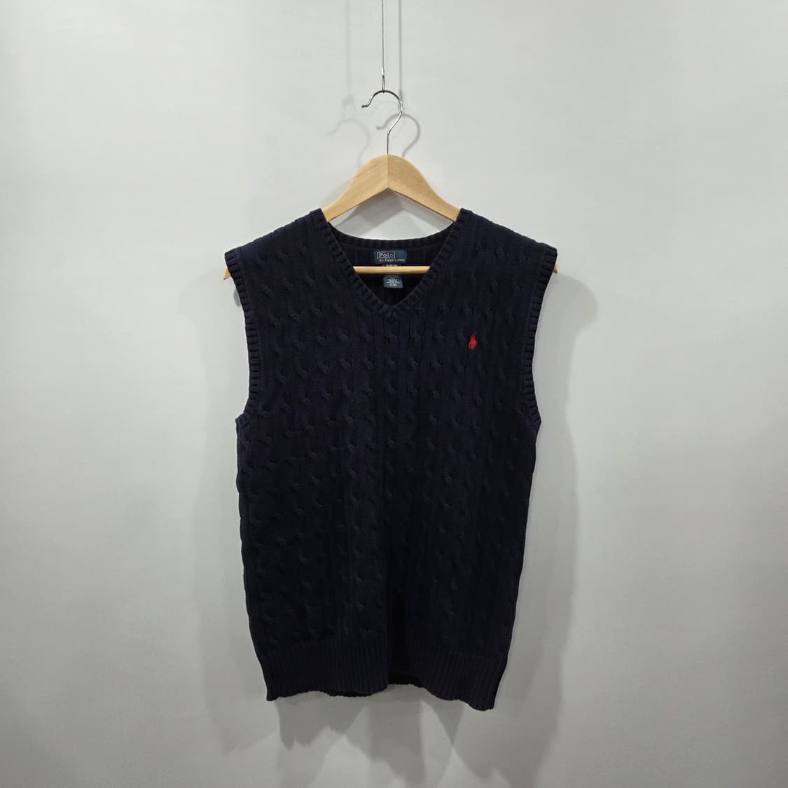 폴로랄프로렌 보이즈 케이블 니트 베스트 XL/18/20 상품이미지1