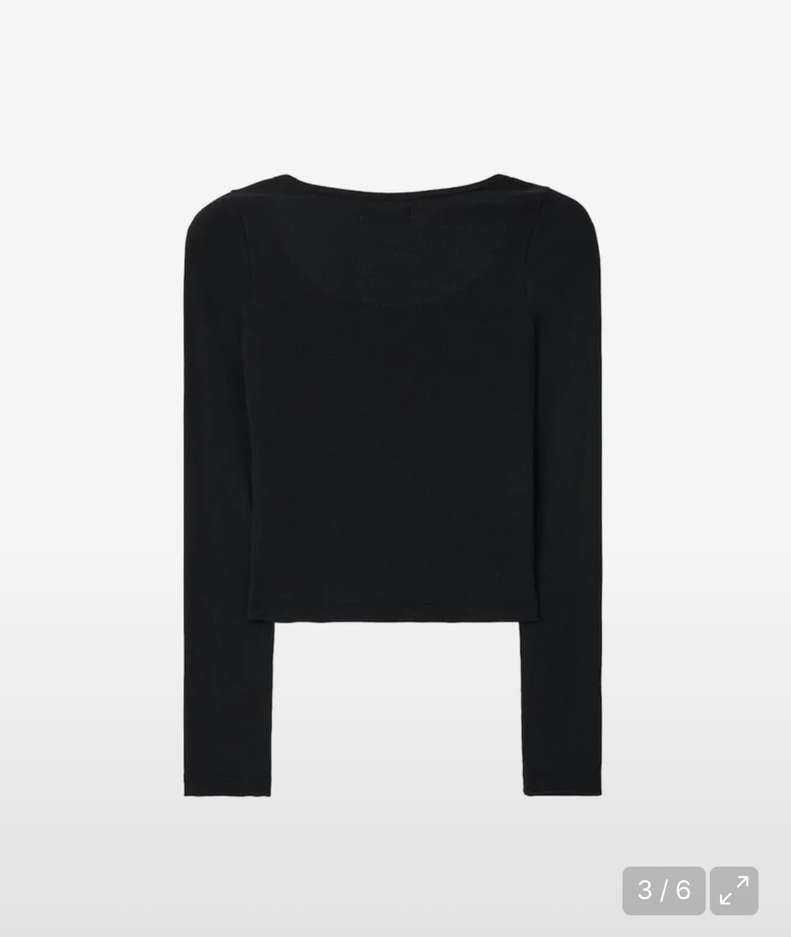 글로니 G CLASSIC RIB SCOOP LONG SLEEVE 상품이미지3