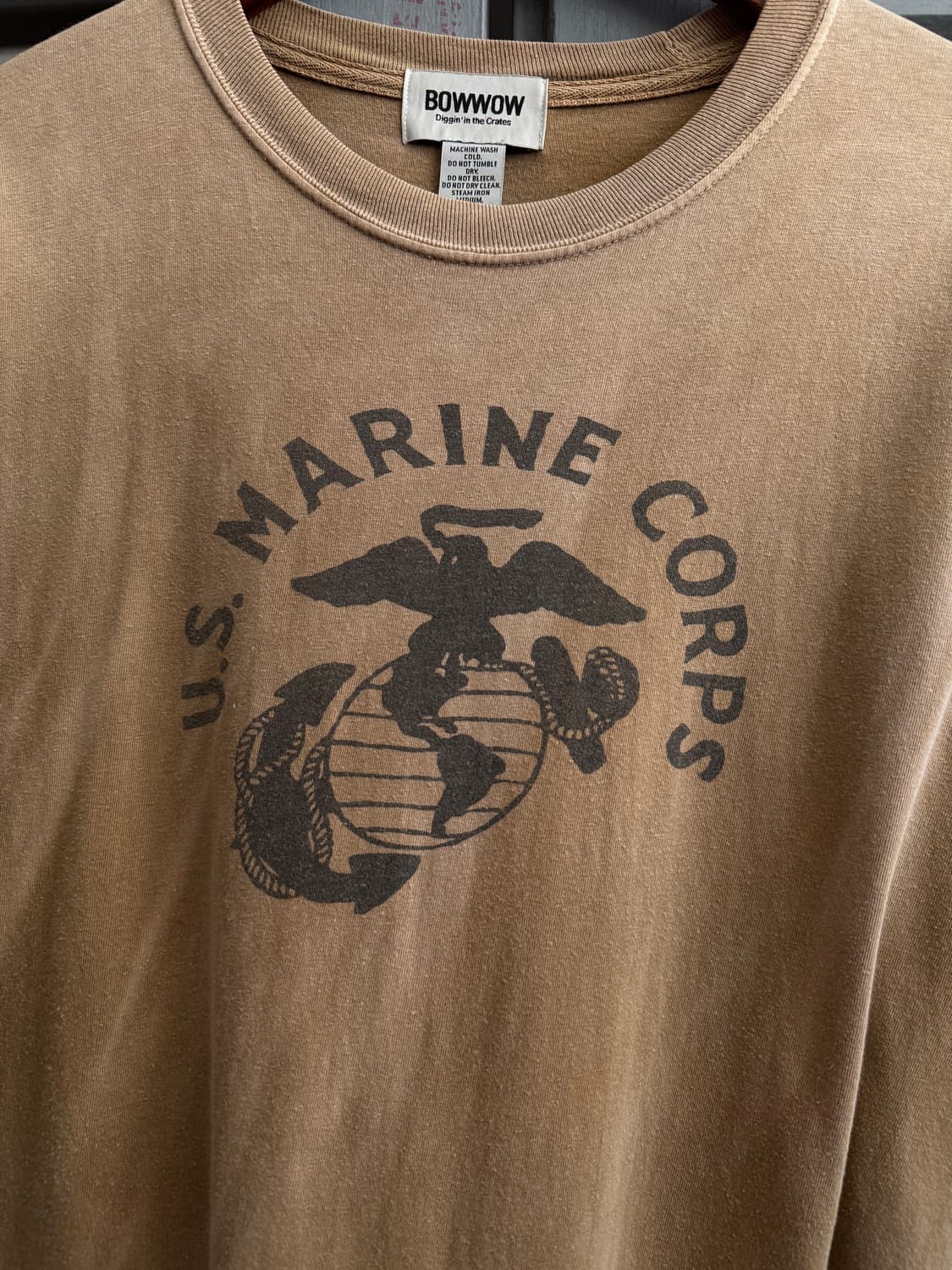 [M]BOWWOW 바우와우 USMC 썬페이딩 티셔츠 상품이미지4