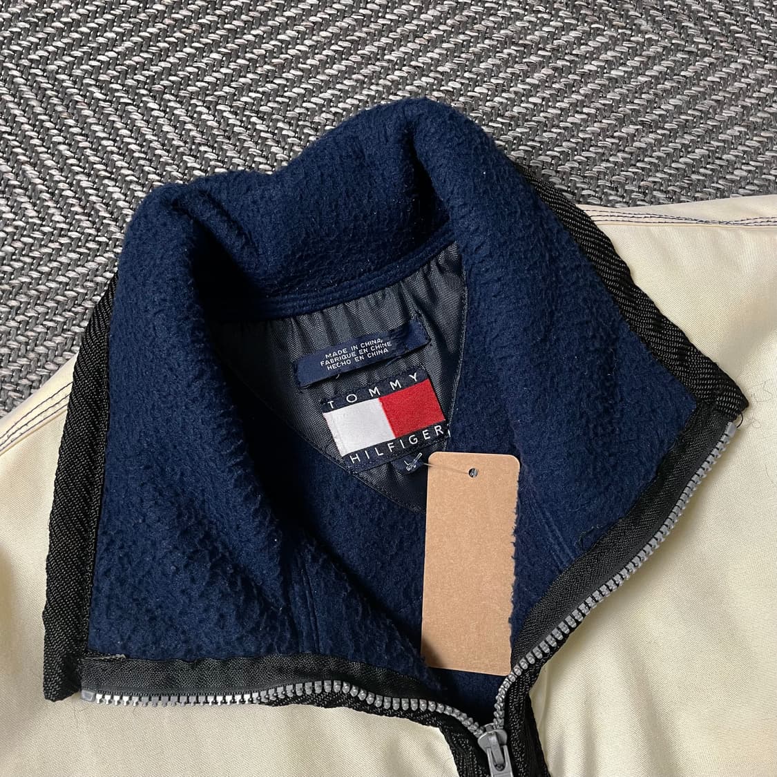 00s 타미힐피거 올드스쿨 빅로고 스티치 디테일 박시핏 점퍼o 4987 상품이미지6