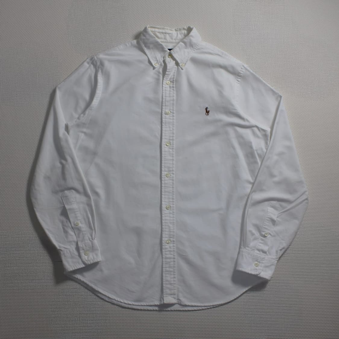 Polo 폴로 랄프로렌 화이트 아이코닉 옥스포드 셔츠 (큐알신형) 상품이미지1
