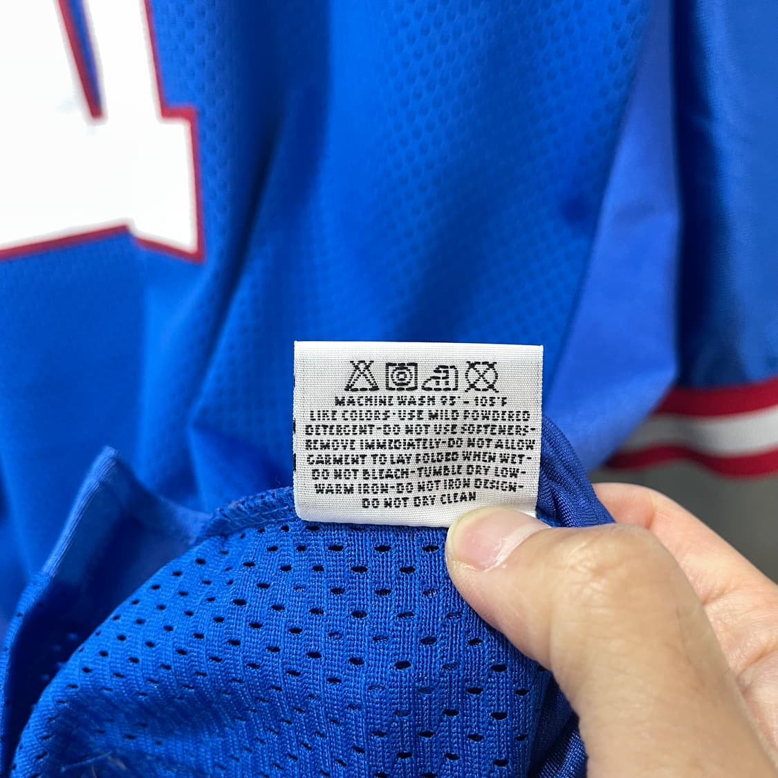 미첼앤네스 NFL 레거시 뉴욕 자이언츠 쓰로우백 져지 상품이미지8