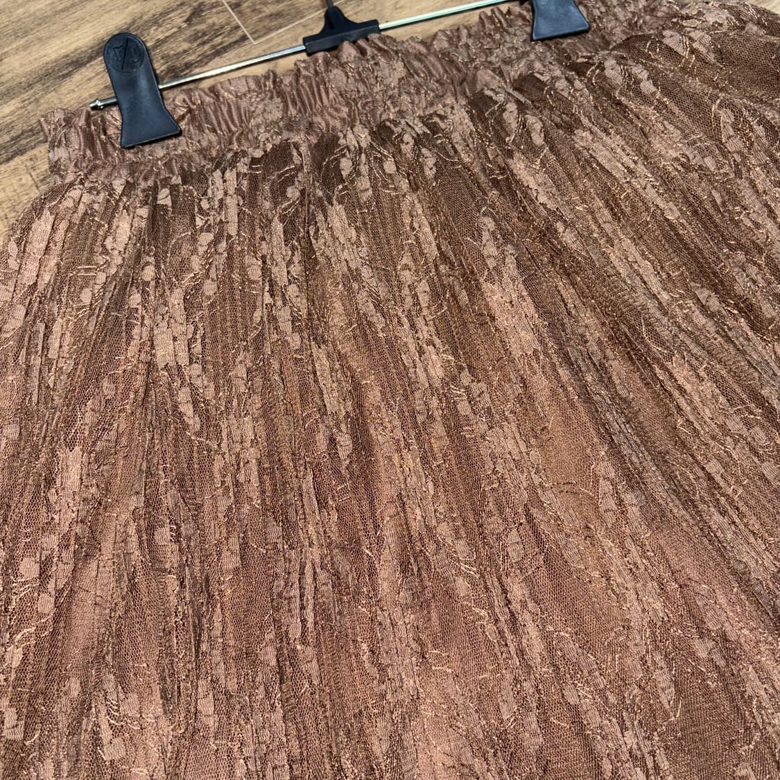 초코 브라운 레이스 샤 숏 스커트 상품이미지3