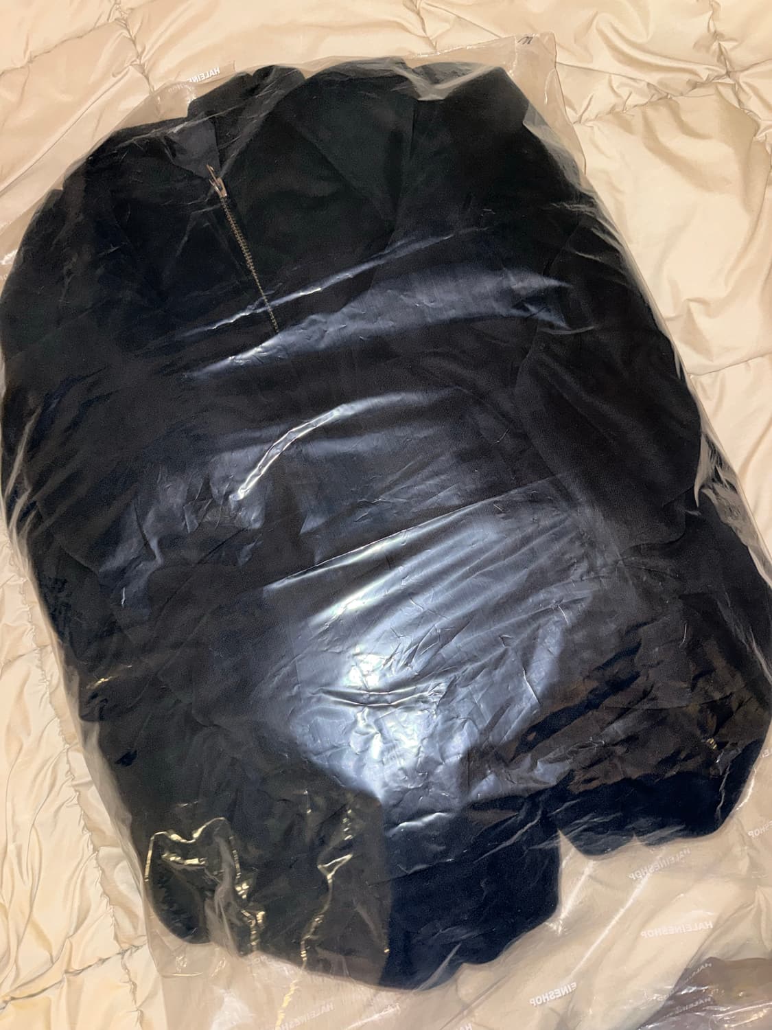 Farfromwhat Far Oversized Bomber Black 상품이미지3