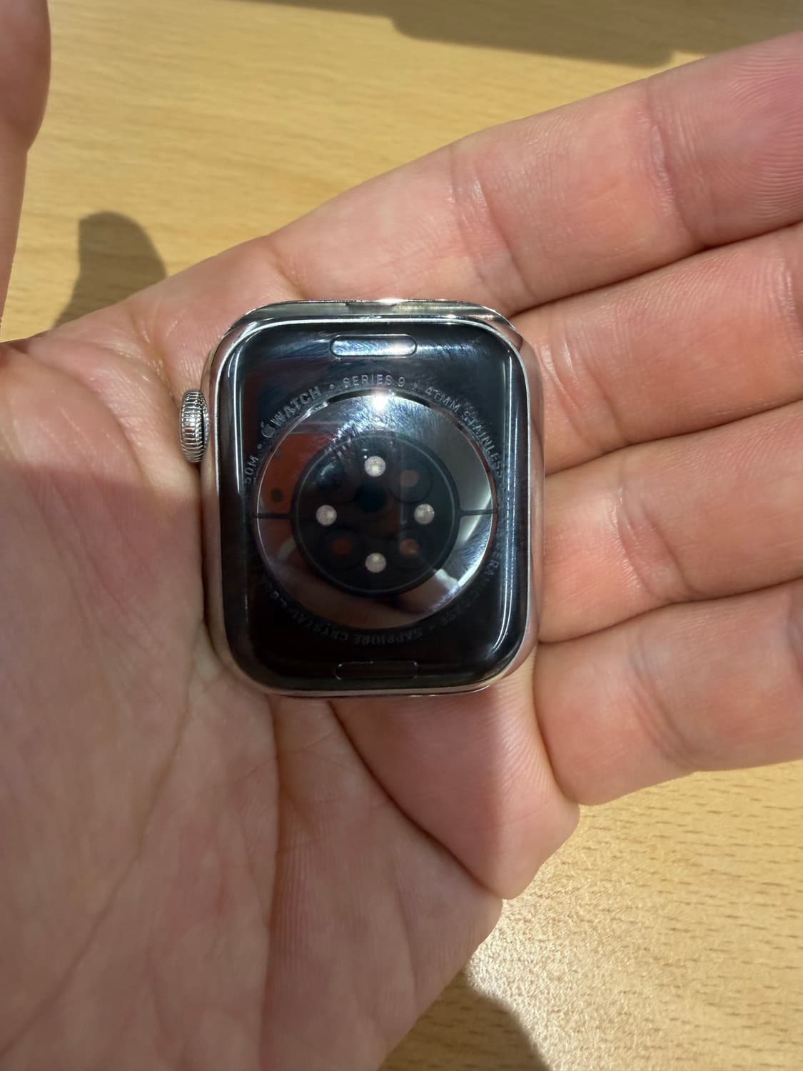 애플워치9 41mm 스테인리스 실버 셀룰러 상품이미지2