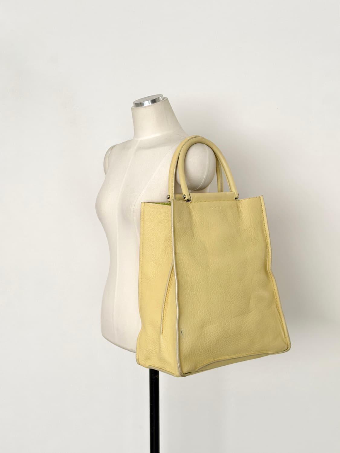 질 샌더 레더 토트백 상품이미지1