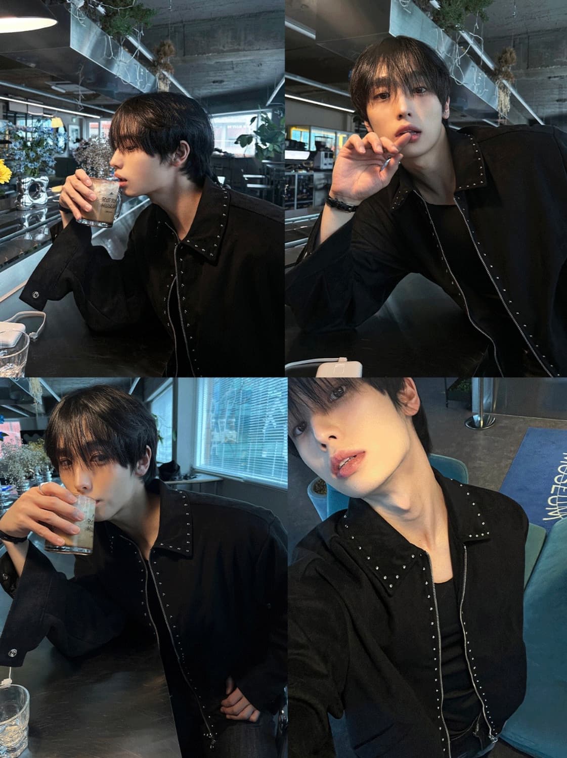 코시하루 볼 스웨이드 블루종 점퍼 상품이미지2