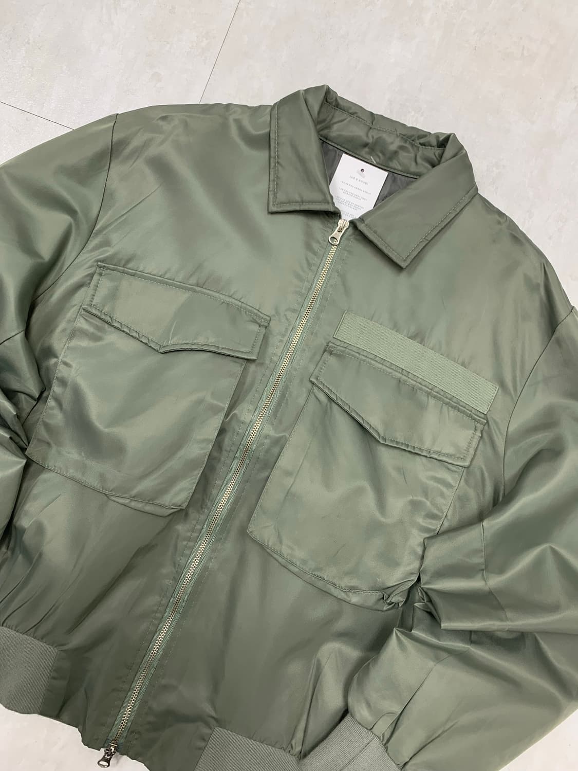 Mosco 카키 밀리터리 블루종 #472 상품이미지2