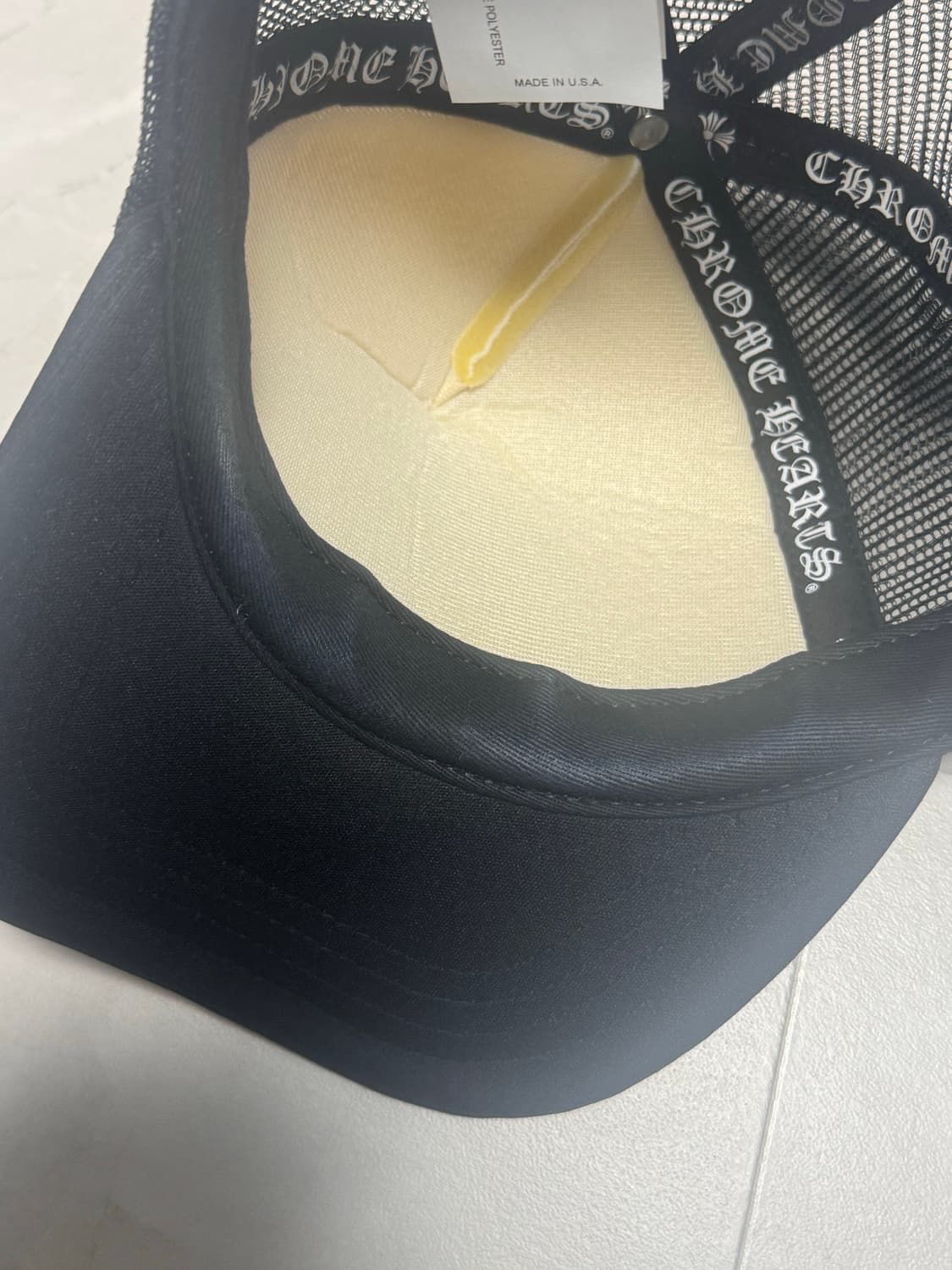 크롬하츠 킹 타코 프론트 메쉬 트러커햇 블랙 화이트 상품이미지4