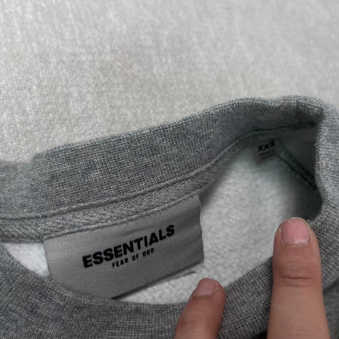 95 피오갓 에센셜 오트밀 그레이 맨투맨 상품이미지3