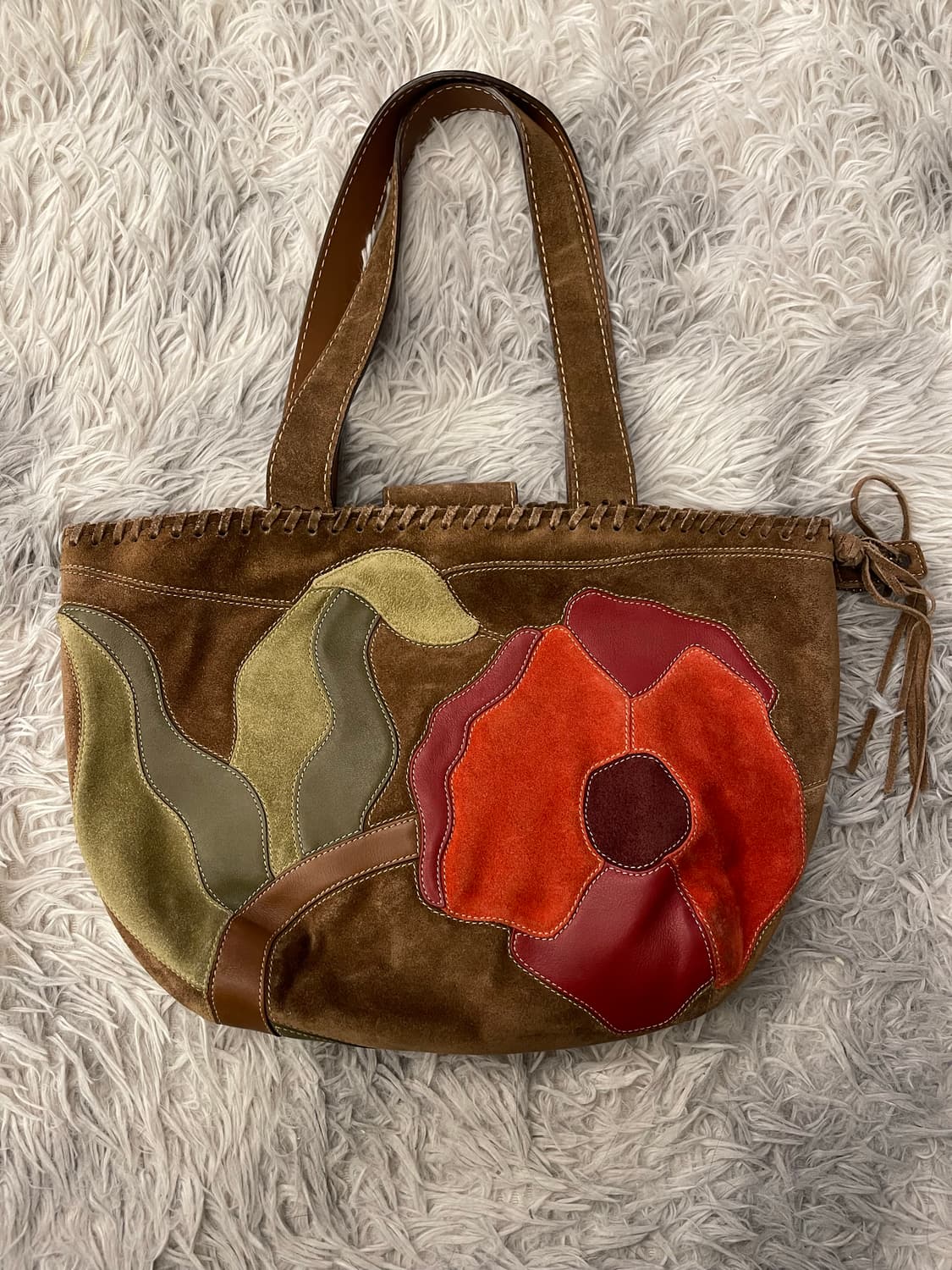 Coach 코치 올드코치 스웨이드 poppy for peace 가장 토트 상품이미지1