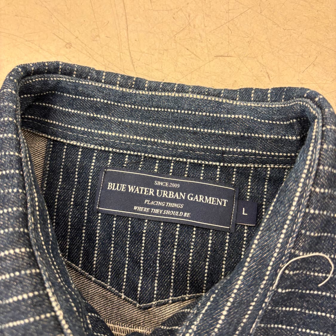 블루워터어반가먼츠 히코리 페이드 데님 자켓 상품이미지4