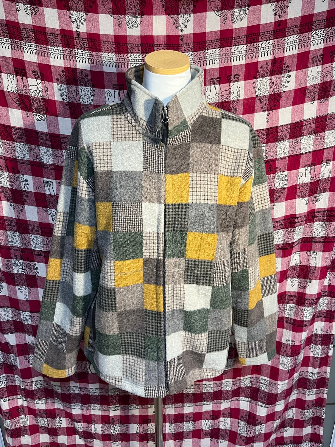 패치워크 후리스 자켓 상품이미지6