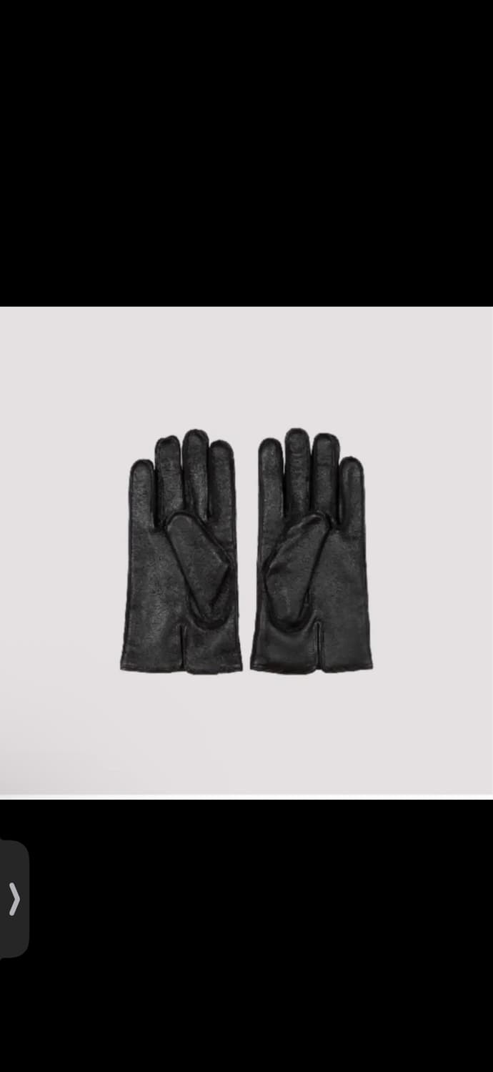 마스터마인드 램스킨 로고 장갑 블랙 라지 상품이미지4