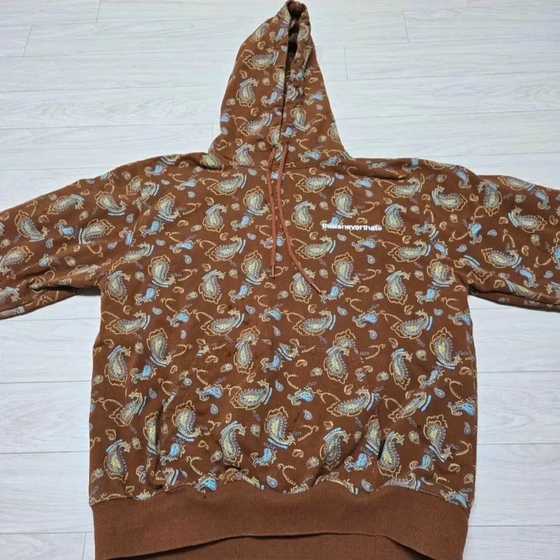 디스이즈네버댓 페이즐리 후드티 L 상품이미지2