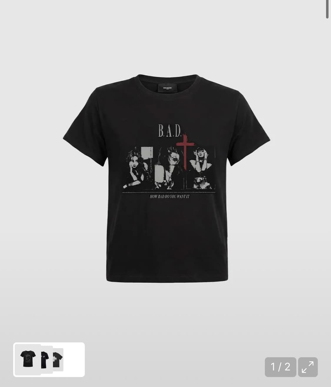 B.A.D. Trinity Girls Short Sleeve T-Shir 상품이미지1