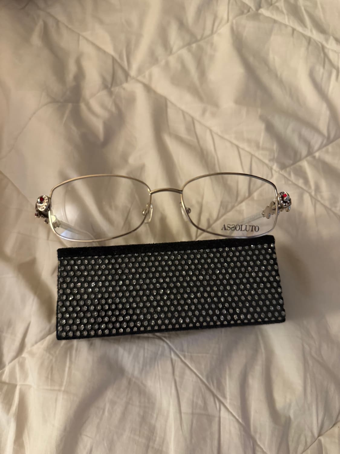 Assoluto 레터링 비즈 안경 상품이미지2