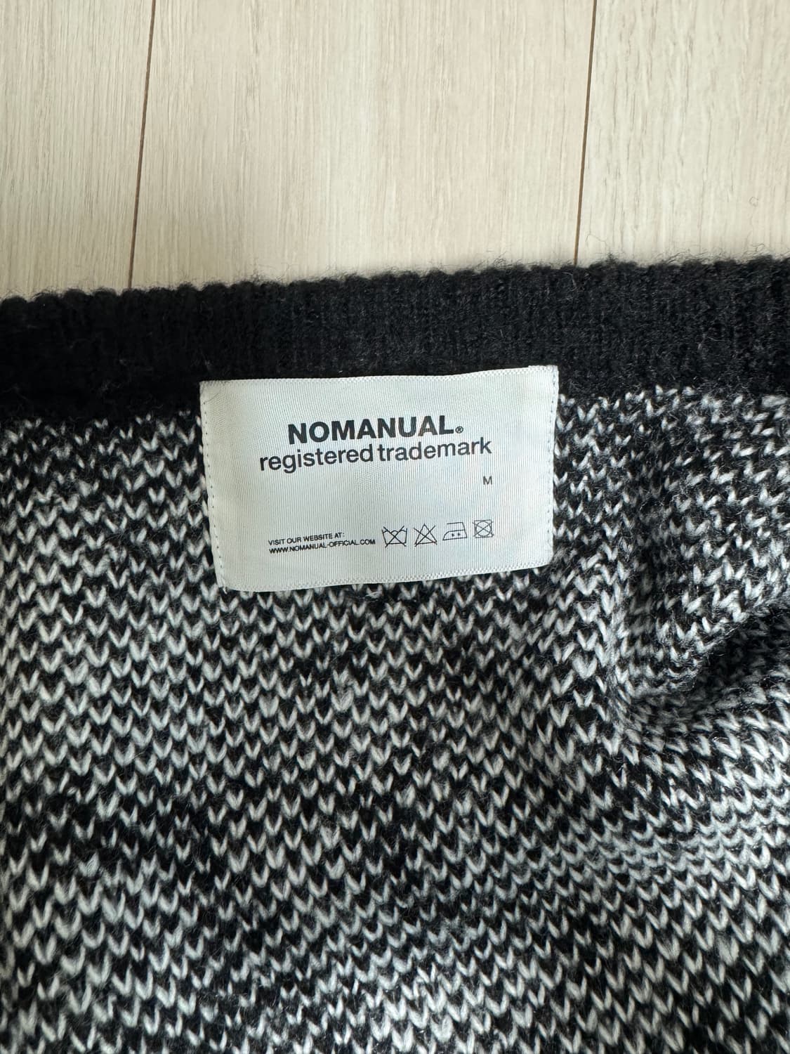 노매뉴얼 가디건 PPS HAIRY CARDIGAN - BLACK 상품이미지3