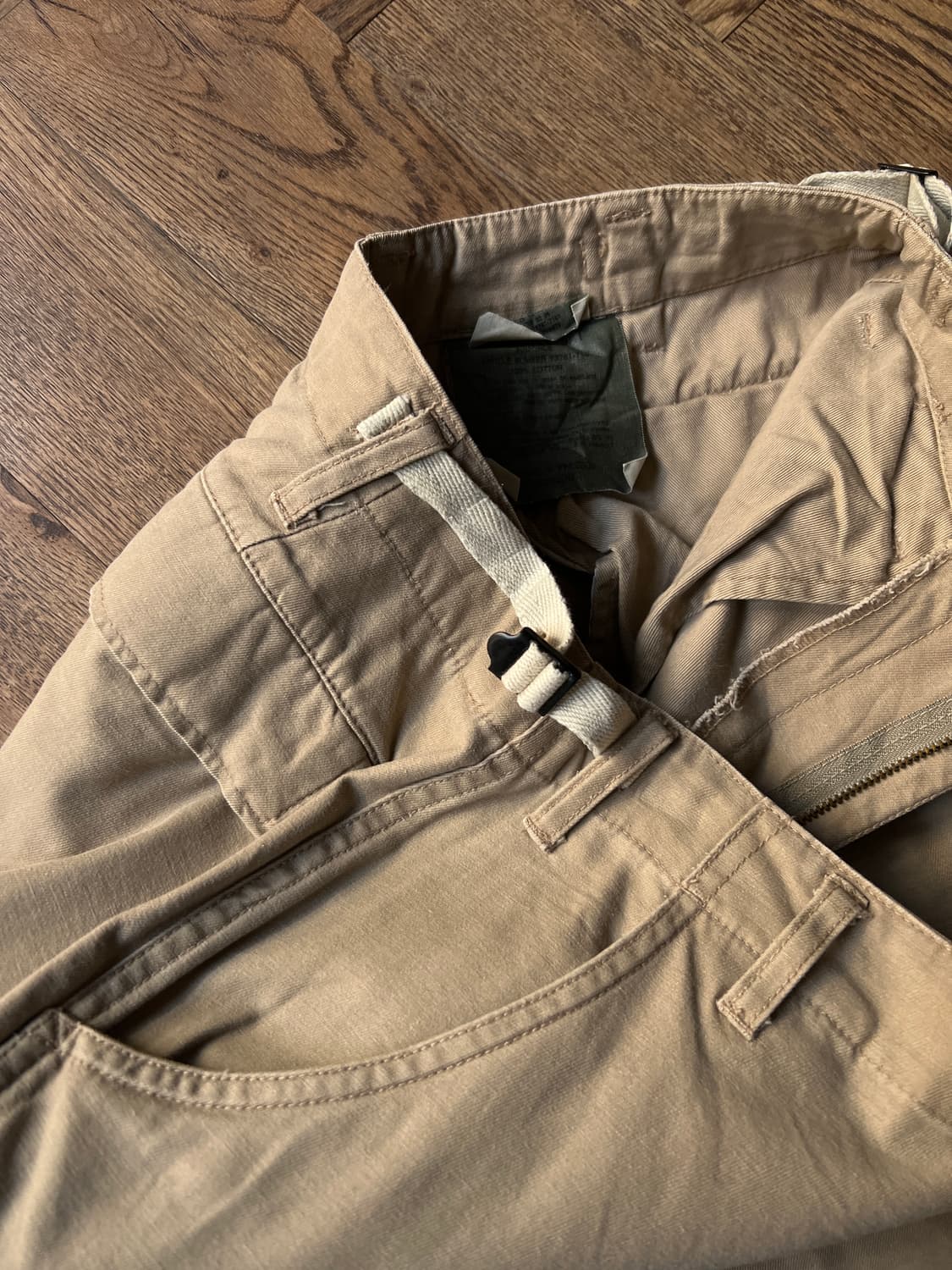 [S/R]오리지널 U.S AIR FORCE 미 공군 베이지 필드 카고팬츠 상품이미지4